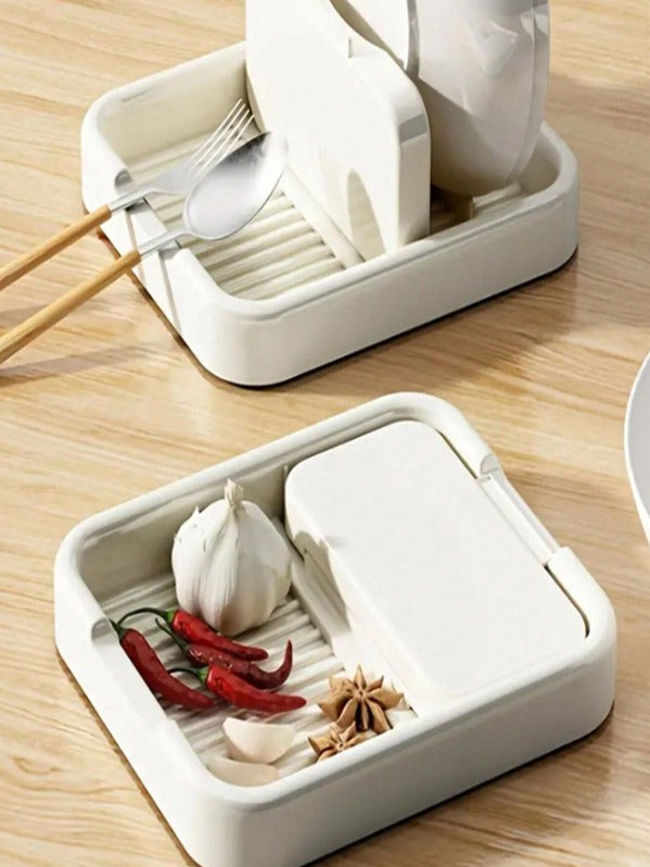 Soporte de tapas y utensilios de cocina